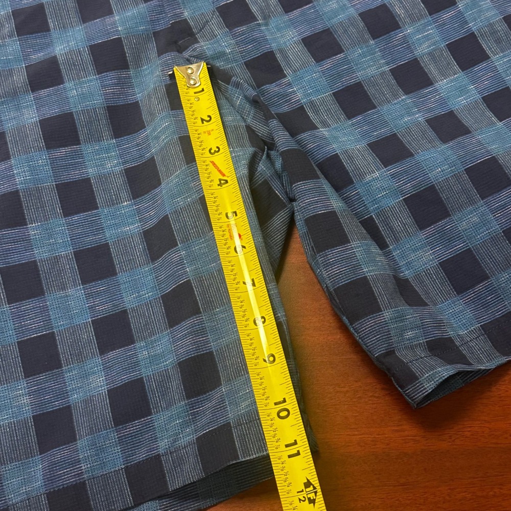 2- Tommy Bahama Shorts Mens 38 Island Plaid Performance Stretch Nylon Blend - Picture 8 of 10